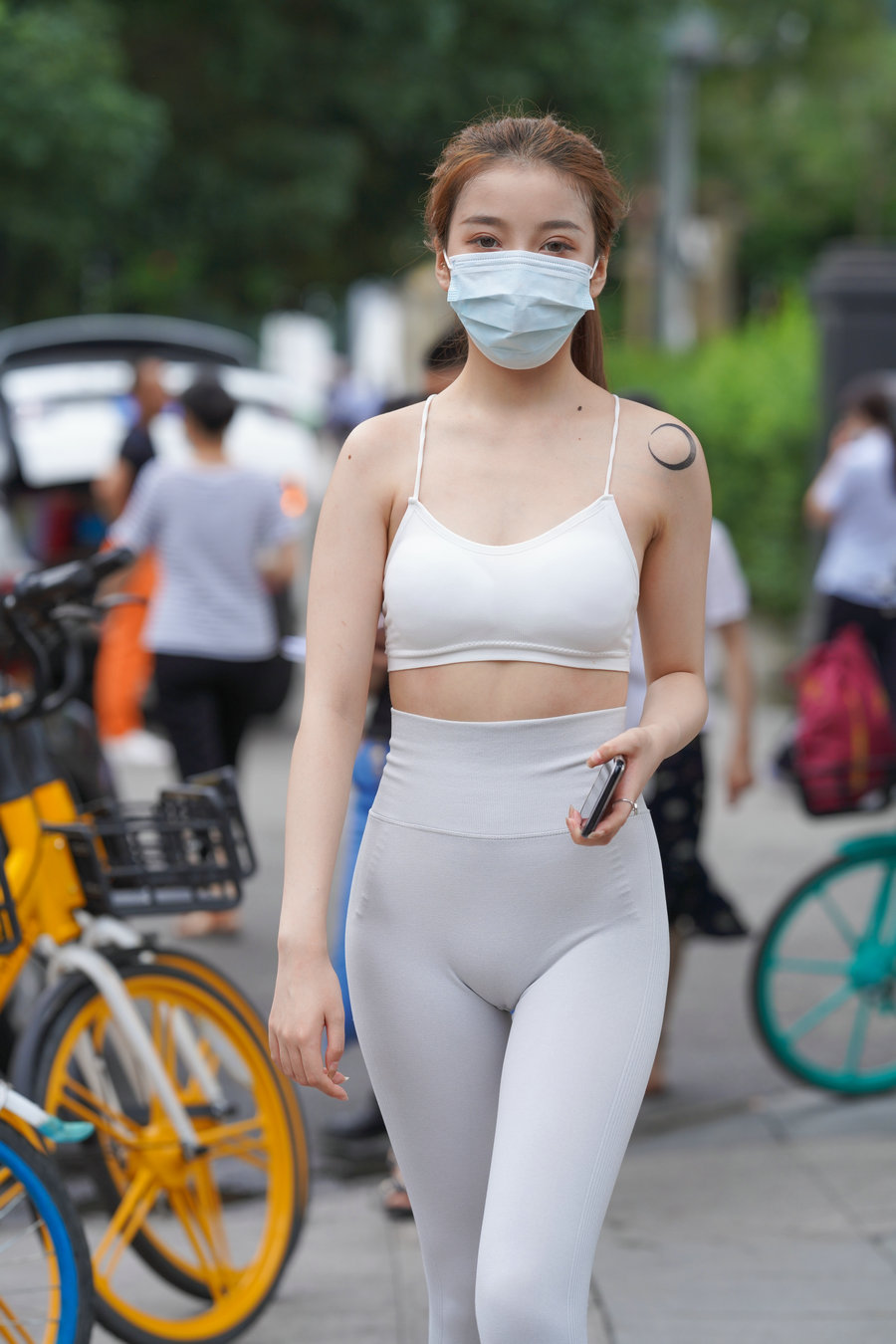 图片[2]-灰色瑜伽裤女孩 J1323 723P4V-17.9GB-漫镜吧