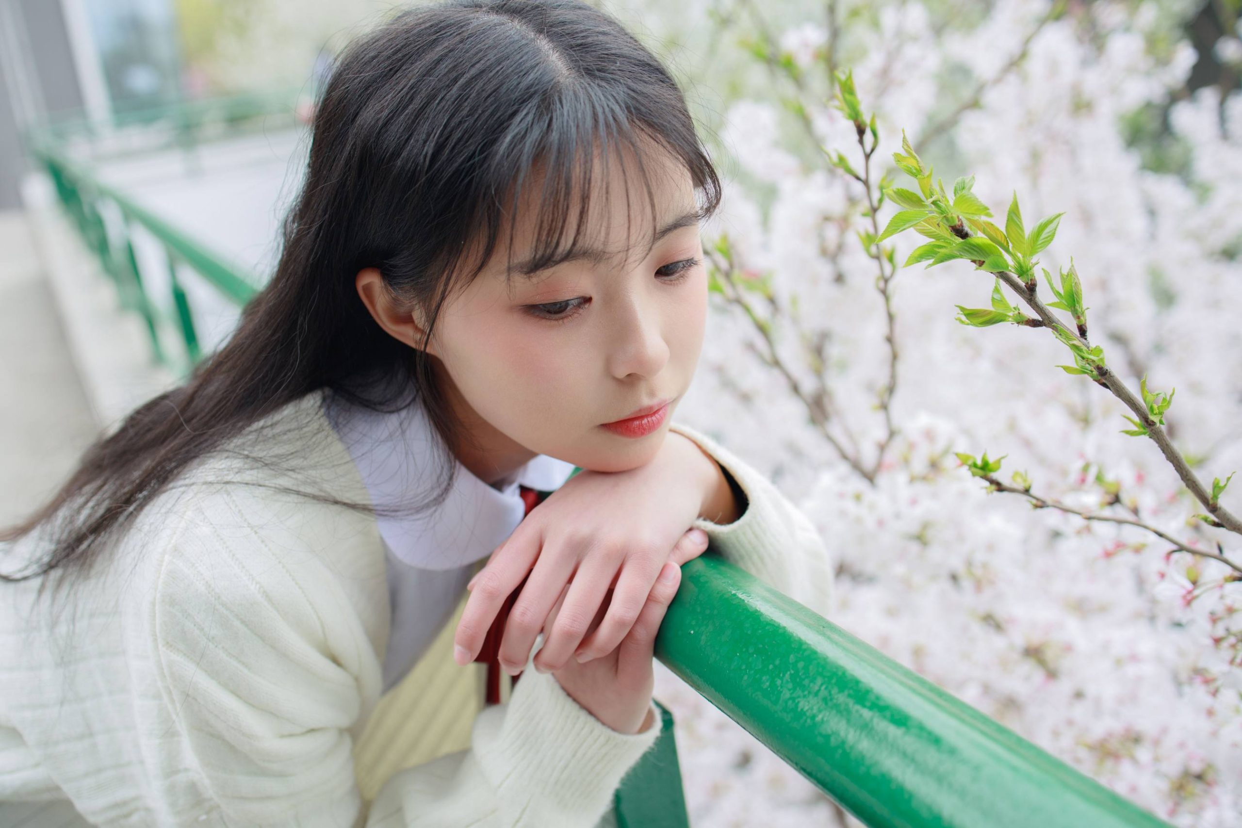 图片[6]-甜美可人的白丝姑娘【127P】20011-漫镜吧
