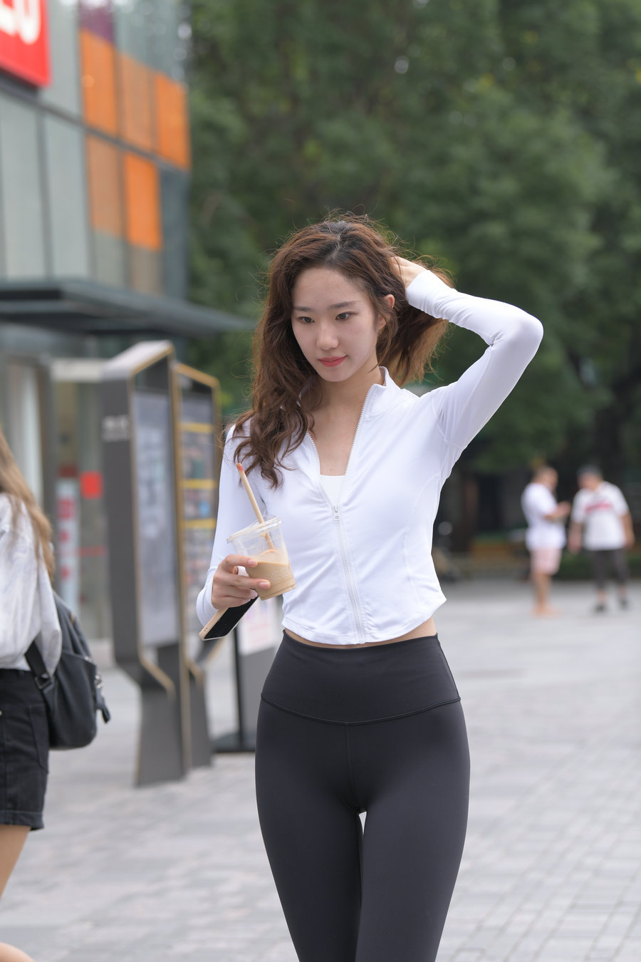 图片[3]-像刘亦菲的黑色瑜伽裤女孩J2237 340P1V-14.8GB-漫镜吧
