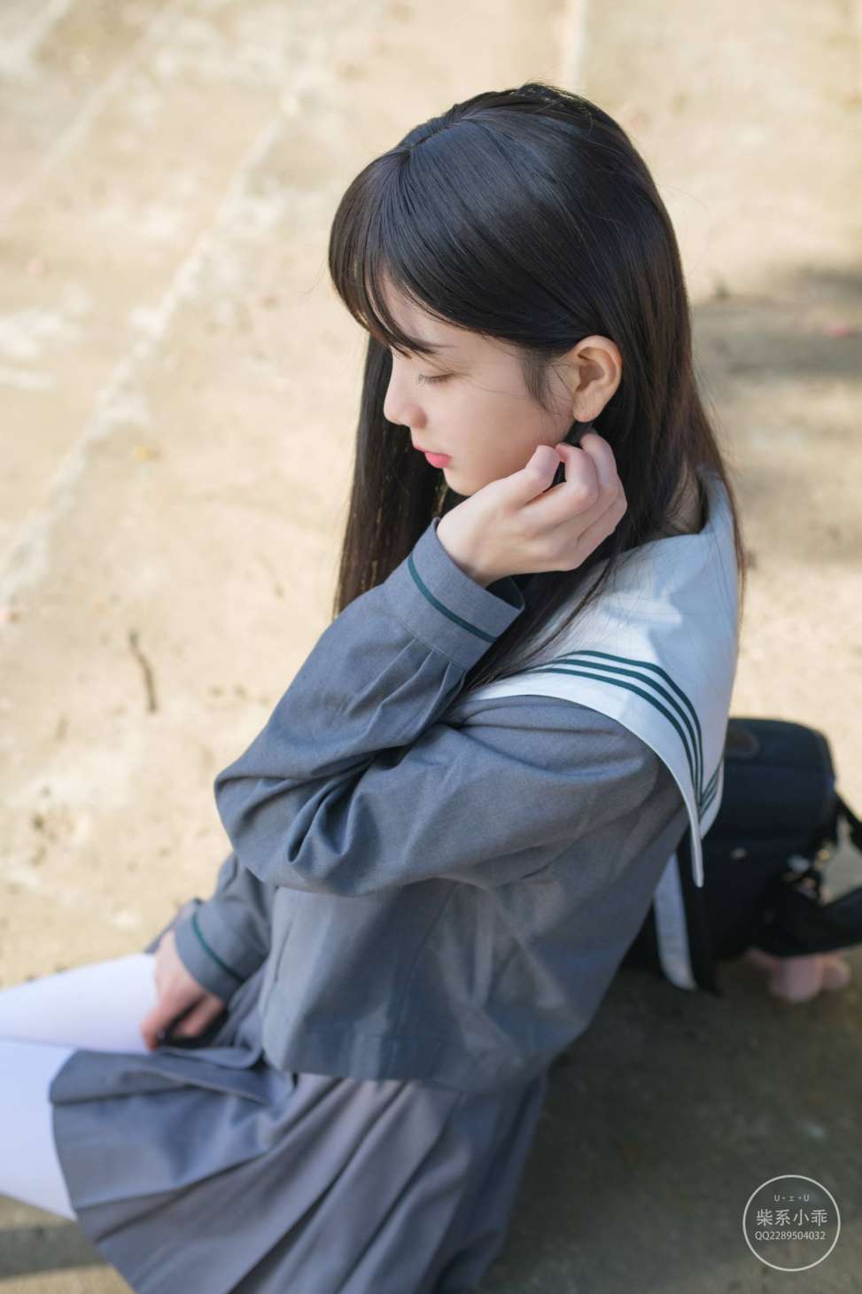 图片[3]-白丝清纯少女真的太可爱了【60P】20001-漫镜吧