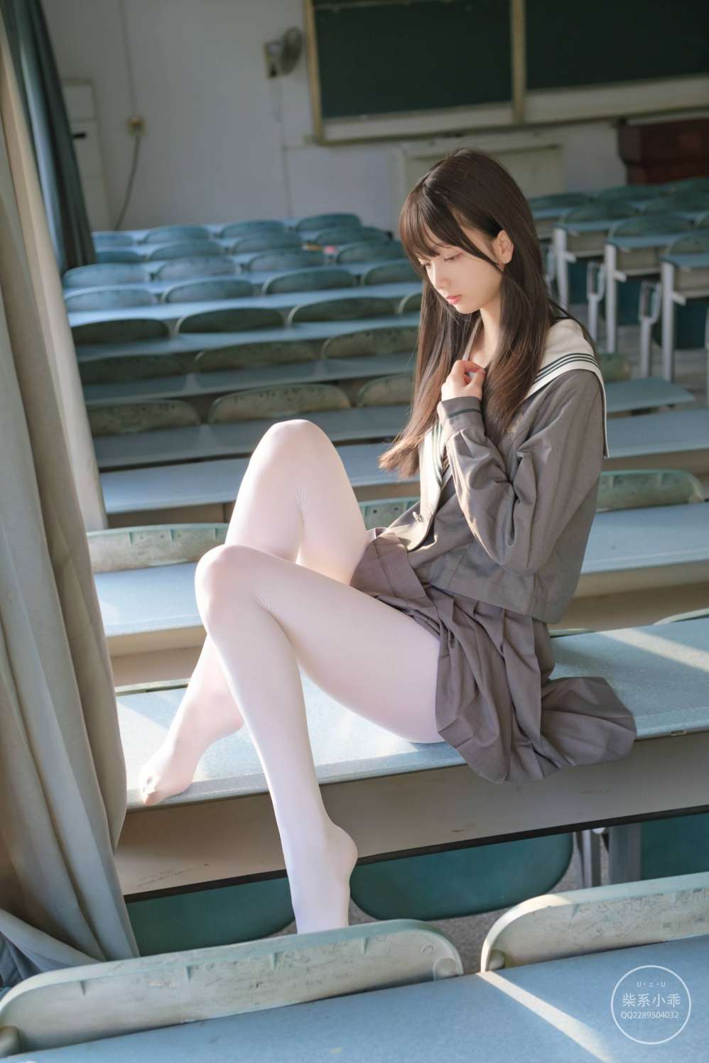 图片[5]-白丝清纯少女真的太可爱了【60P】20001-漫镜吧