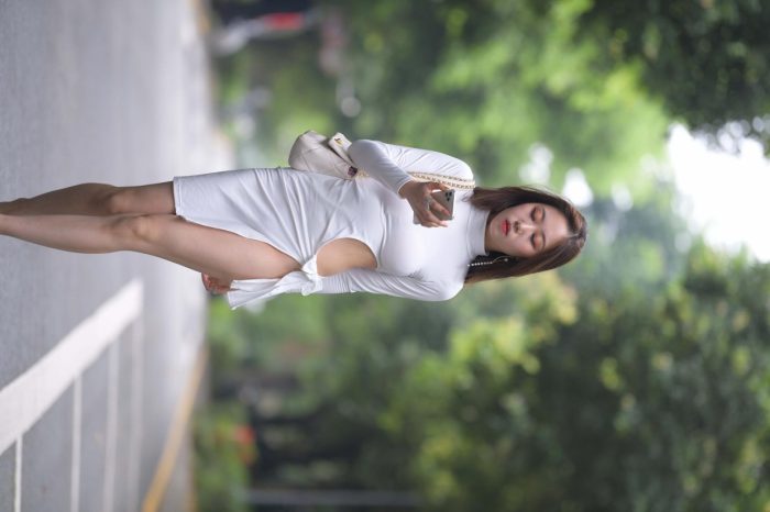 非常精致的侧边裙姑娘，忒好看了！【299P】00017-漫镜吧