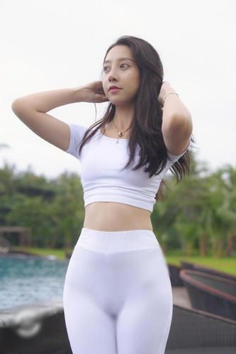 图片[2]-白色瑜伽裤柔情女孩 J1406 554P2V-21.1GB-漫镜吧