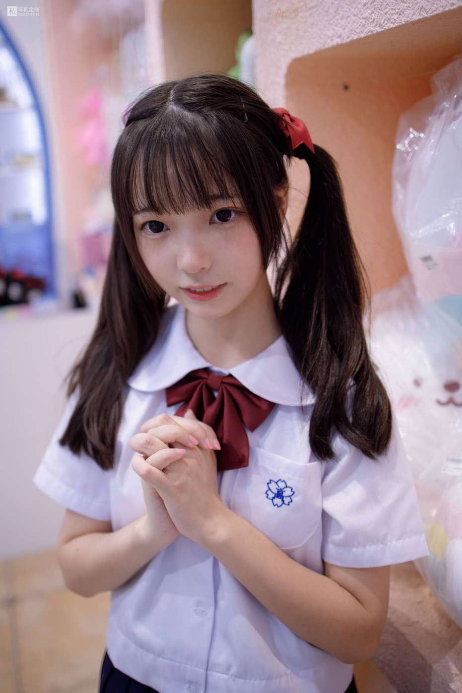 图片[4]-眼神好清澈的双马尾白丝女孩【75P】20019-漫镜吧