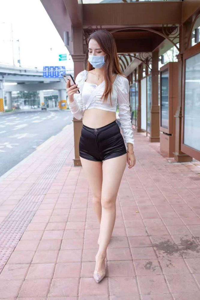 黑色丰腴热裤美女（566P）84002-漫镜吧