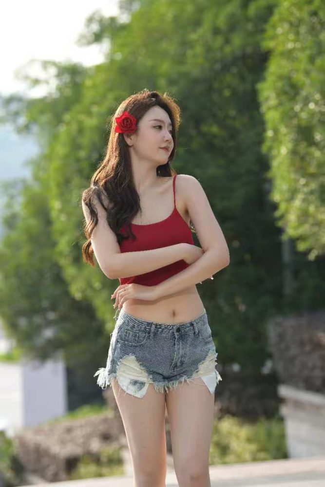 甜美牛仔短裤（157P）85005-漫镜吧