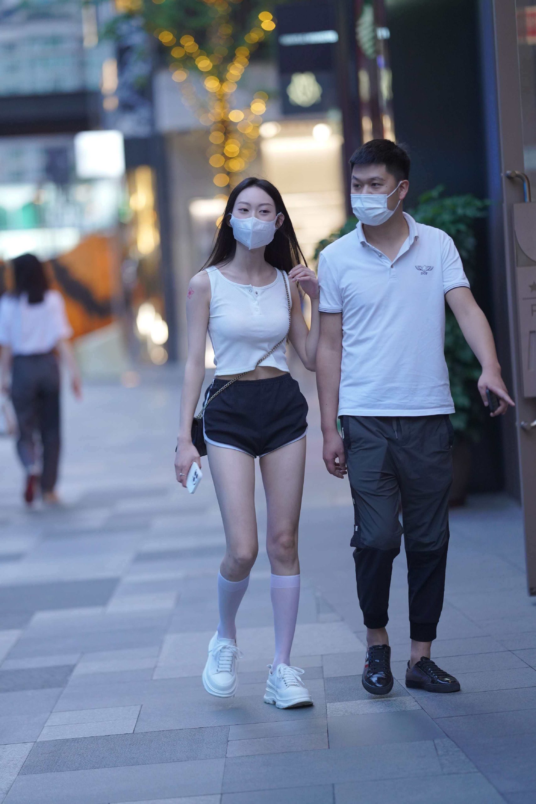 街拍作品 运动装黑白搭配[117P1.70GB]-漫镜吧