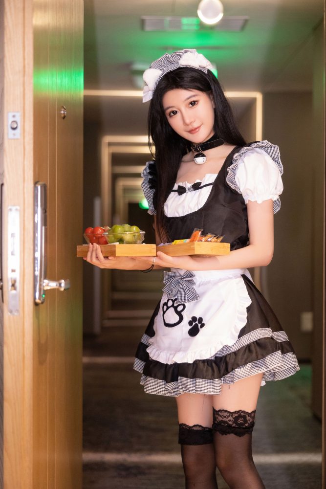 谢小蒽 水果女仆写真[128P1.10GB]-漫镜吧