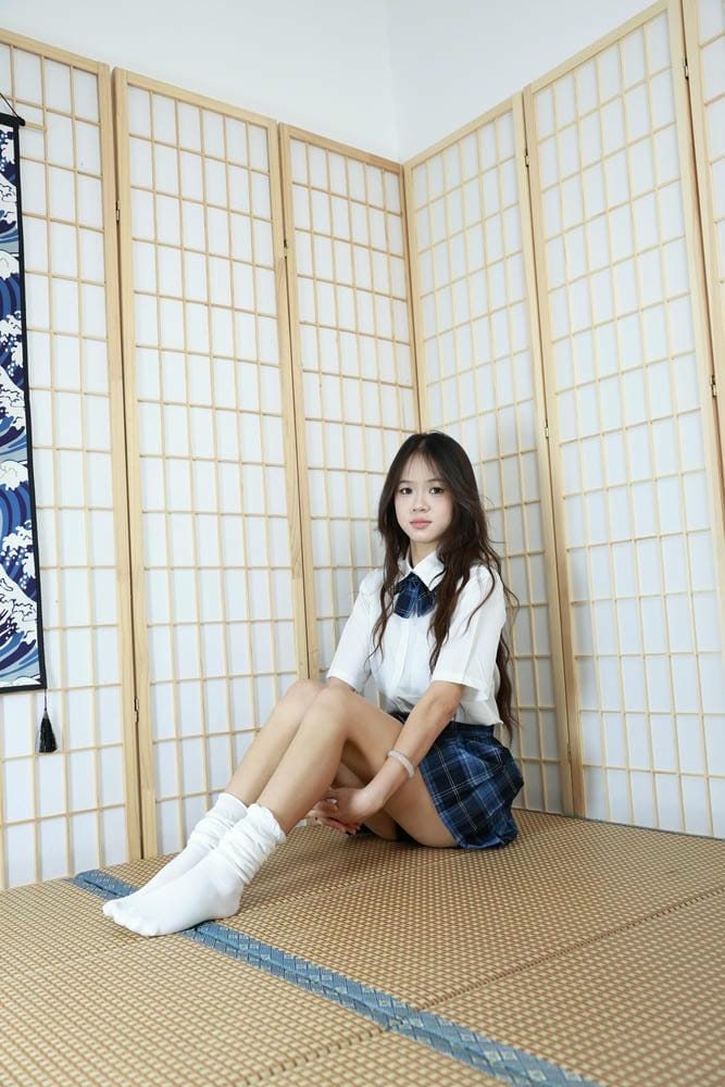 图片[3]-三禾摄影 No.174 小雨 JK套装 白袜黑丝[242P+1V4.81GB]-漫镜吧