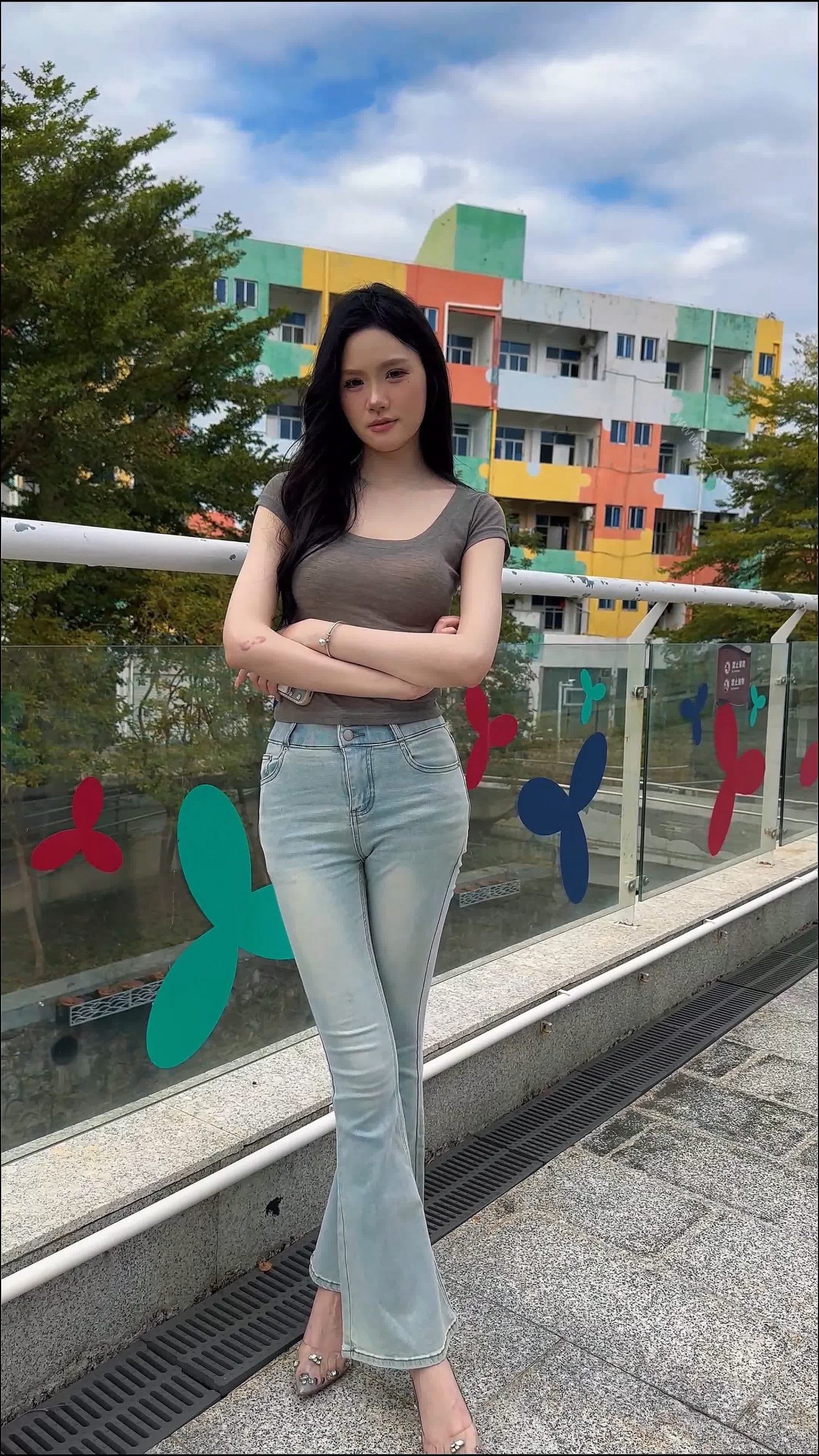 图片[3]-橙子摄影 牛仔女孩-漫镜吧