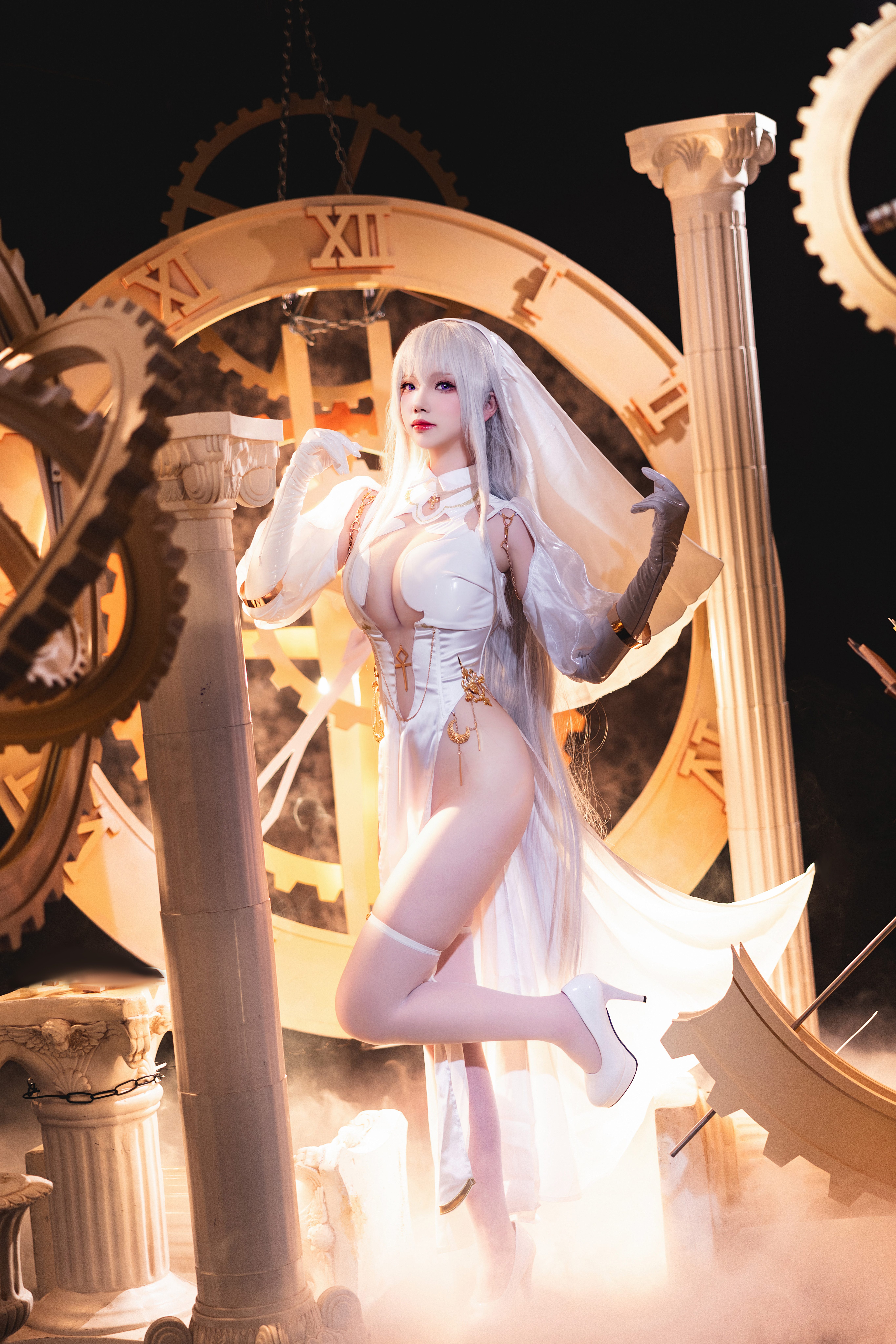 雪晴Astra 圣天使修女[58P+2V]-漫镜吧