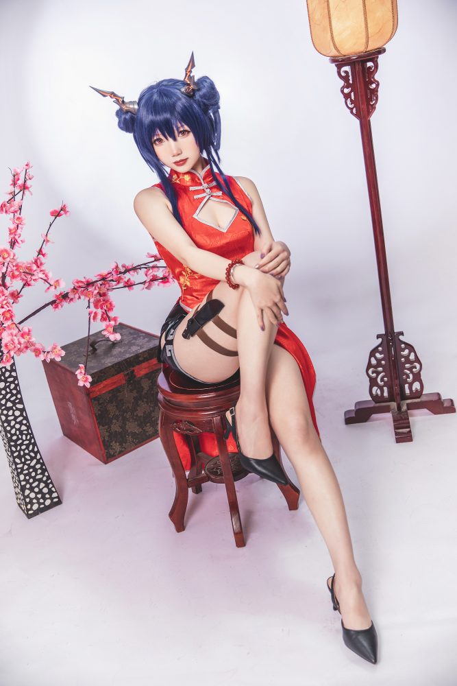 雪晴Astra 明日方舟 陈 旗袍[17P56MB]-漫镜吧