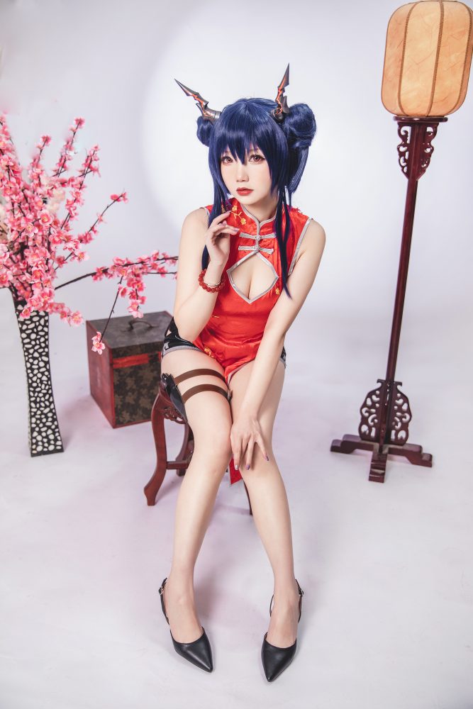 雪晴Astra 明日方舟 陈 旗袍[17P56MB]-漫镜吧