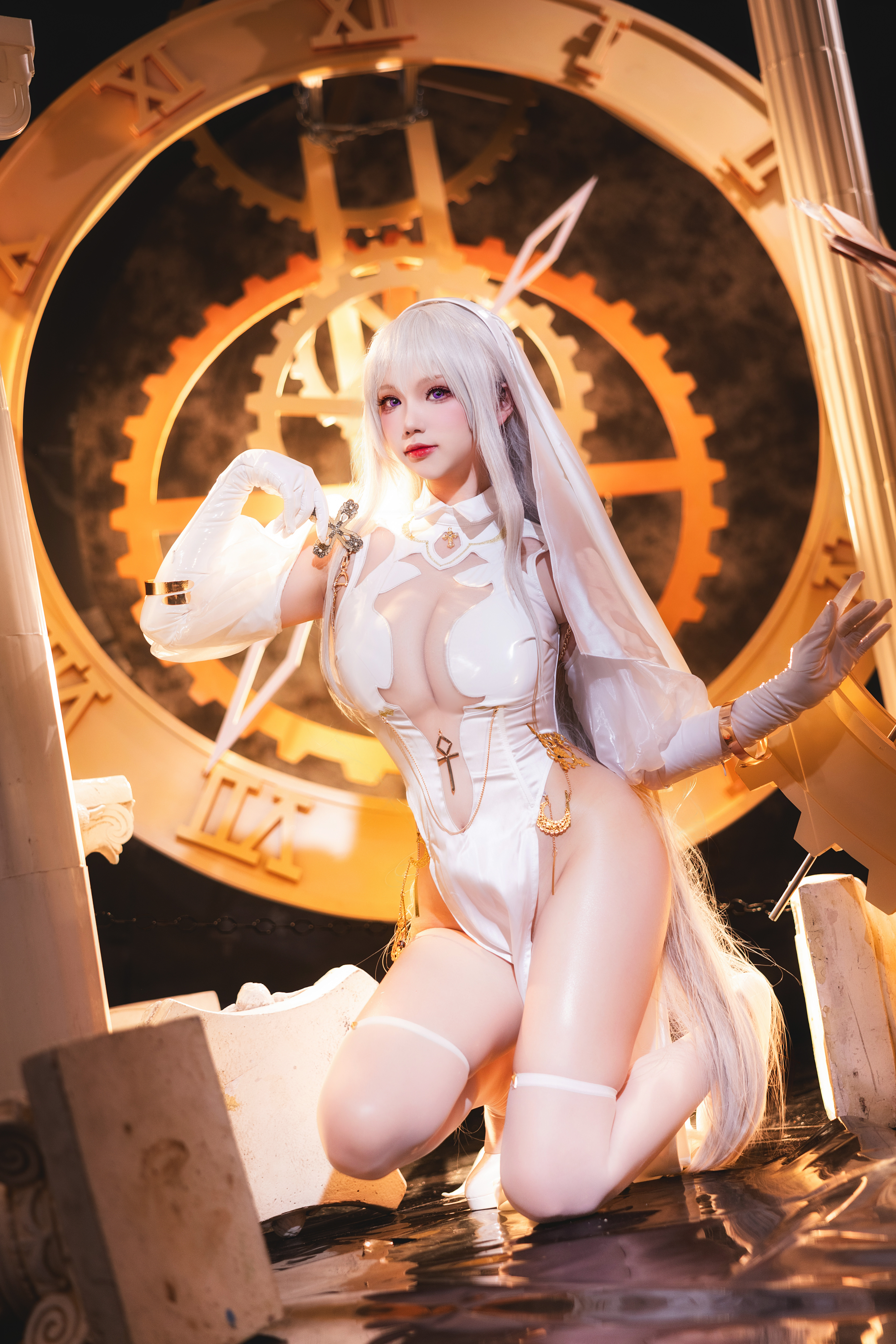 雪晴Astra 圣天使修女[58P+2V]-漫镜吧