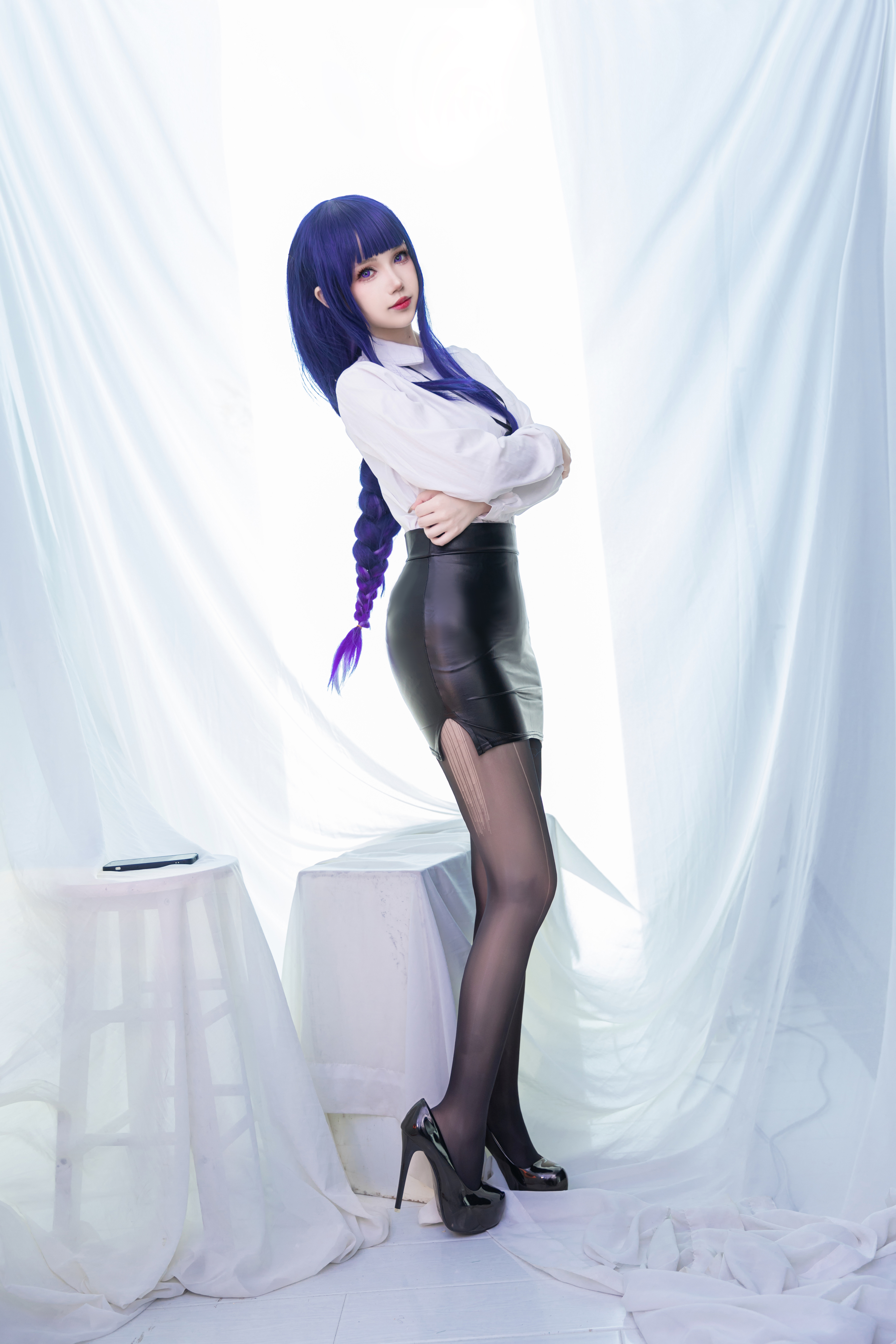 雪晴Astra 雷电将军OL[62P+1V]-漫镜吧