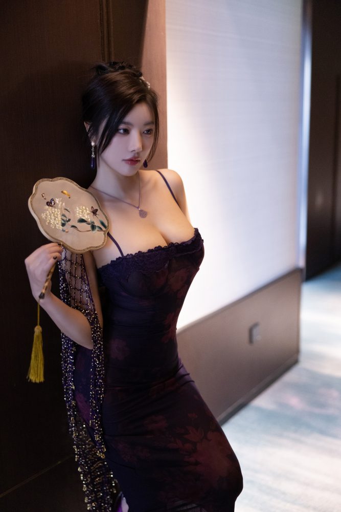 杨晨晨 性感连衣裙[100P366MB]-漫镜吧