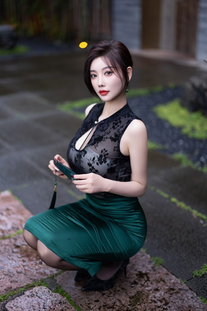 杨晨晨 绿色长裙[100P896MB]-漫镜吧