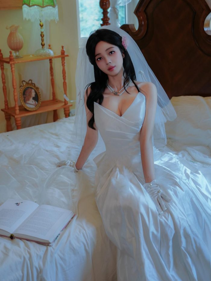 朱朱molly 洁白婚纱[82P2.08GB]-漫镜吧